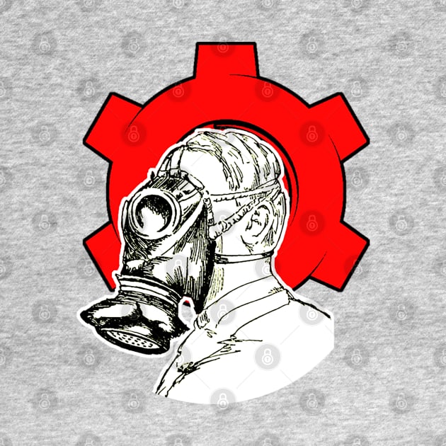 Gas mask by Marccelus